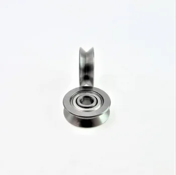 500pcs/lot V623ZZ V623 ZZ 623W 3x12x4mm V groove ball bearing roller roată de ghidare piesa 3*12*4mm