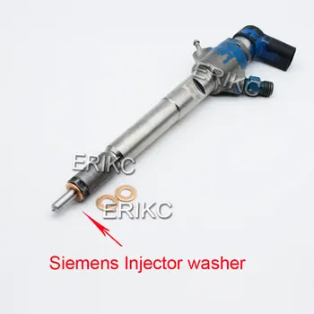 ERIKC Common Rail, Injectoare Cupru mașină de Spălat E1023603 2mm Duza de Cupru Garnitura Scut Termic Pentru Siemens Piezo de Injecție Diesel