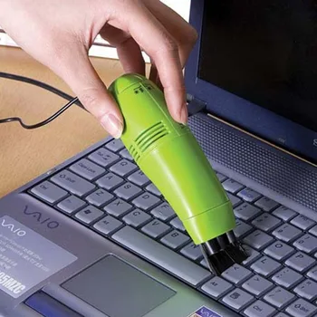Mini tastatura USB perie de curățare, mini-calculator de curățare colector de praf, notebook portabil USB aspirator