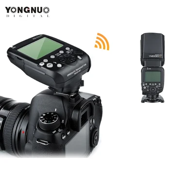 3pcs YONGNUO YN686EX-RT 2.4 G TTL HSS Flash Speedlite +YN-E3-RT Controler pentru Canon 5DIV 5D3 5D2 7D Mark II, 6D 70D 60D 650D