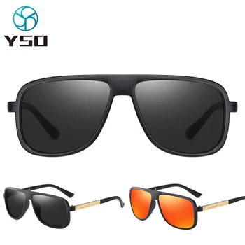 YSO Piața de Moda pentru Bărbați ochelari de Soare Polarizat Protecție UV400 Om Ochelari Pentru Conducere Auto Pescuit Brand de ochelari de Soare Barbati 601