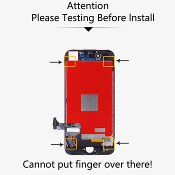 CREDINȚĂ 100 BUC Nici un Pixel Mort pe Ecran sau LCD Pentru iPhone 7 de Afișare cu Ecran 3D Touch Ansamblul de Afișare și acces Gratuit la DHL