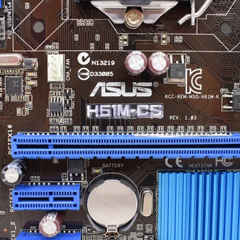ASUS H61M-CS Original de PC Placa de baza DDR3 16GB H61M-K Intel H61PCI-E X16, SATA II LGA 1155 VGA Desktop, placi de baza