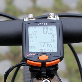 Bicicleta Multifuncțional, Calculator de Biciclete Kilometraj Luminos Ecran LCD Digital Wireless de Viteză Metru Vitezometru Bicicleta