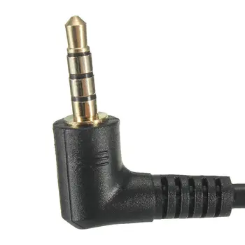 90 de grade la dreapta în unghi de 3.5 mm, 4 poli, o Stereo de sex Masculin la Feminin Cablu de Extensie 10 cm