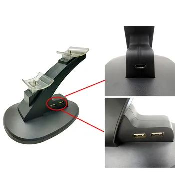 LED Indicator Dual USB Controler de Încărcare Încărcător Stație de Andocare Sta Leagăn pentru Nintend Comutator Pro Controller NS Gamepad