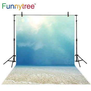 Funnytree fundaluri pentru fotografie de studio mare, plajă, vară, cer, natură profesională fondul photobooth photocall tipărite