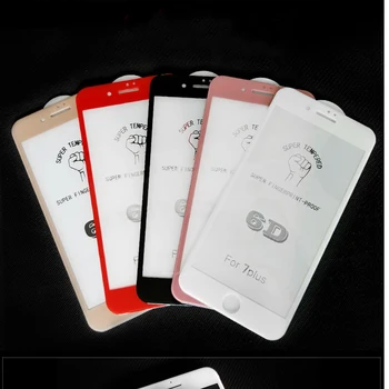 6D Margine Curbat Full Cover pentru iphone 8/8Plus folie de protectie Ecran pentru iphone6/6plus 6D sticla temperata pentru iphone X sticlă