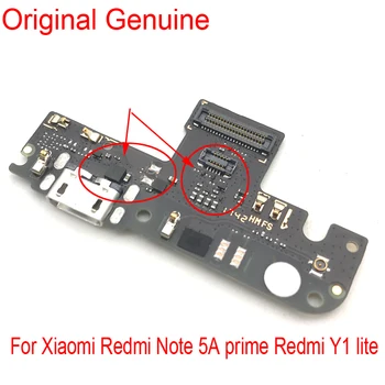 Original USB Port de Încărcare Încărcător de Bord Flex Cablu Pentru Xiaomi Redmi Notă 5A Dock Conector Cu Microfon