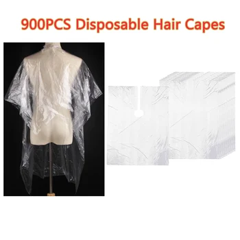 900 De Bucăți De Păr De Tăiere Scurte Frizerie Hair Styling Colorat Șorț De Pânză