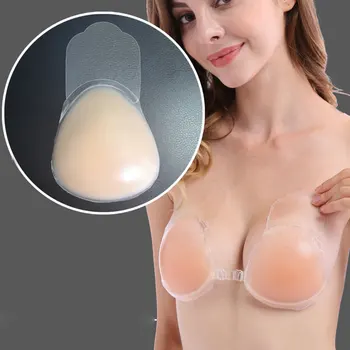 Silicon Sutien Invizibil Push Up Sexy Strapless Sutien Invizibil Adeziv Backless Breast Enhancer Pentru Femei Lady Biberon Capac N