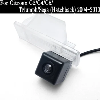 Camera cu Vedere în spate Pentru Citroen C2/C4/C5/Triumf/Sega (Hatchback) 2004~2010 Camera de backup/CCD Viziune de Noapte/ camera de Înmatriculare