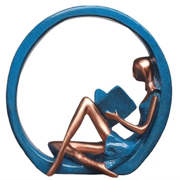 Creative Fată Yoga Caracter Figurine De Rasina Ornamente Mobilier Meserii Cadou Living Art Home Decor De Birou Accesorii