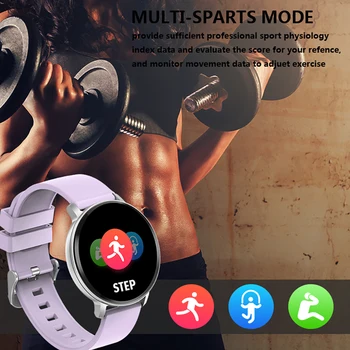 Ceas inteligent Femei Rata de Inima Ceasuri Inteligente Memento Apel Bluetooth Smartwatch Pedometru Ceas Sport pentru Android, IOS, Telefon