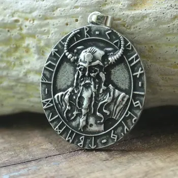 1buc Odin Viking Pandantiv Colier barbati colier Valknut simbol nordic bijuterii
