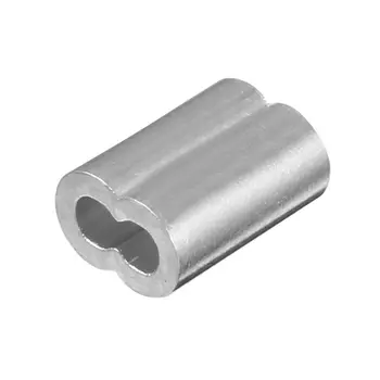 100buc 3/32 inch (3,0 mm) Diametru Sârmă din Aliaj de Aluminiu Mâneci Clip Accesorii de Cablu Crimps