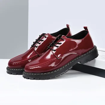 Barbati Piele de Pantofi Brogues Vestimentar Business Casual Barbati Designer de Pantofi Bărbați Casual Piele Naturala Mocasini