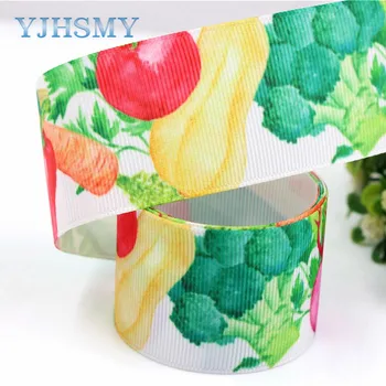 YJHSMY C-18317-42,38 mm 5 Metri de fructe și legume de Imprimat panglici grosgrain,manual DIY accesorii de Par,cadou folie de Material