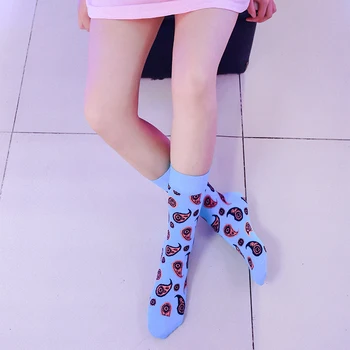 2020 Hot De Moda Pentru Femei Șosete De Bumbac De Culoare Diamant Totem Harajuku Rece Kawaii Amuzant Drăguț Fericit Cadou Skateboard Fete Ciorapi