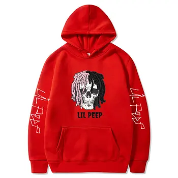 Lil Peep Hanorace Jachete Skateboard Bărbați Femei Pulover Imprimare Hip Hop Streetwear Casual Alb Hoody 2020 Barbati Topuri