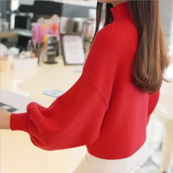 2020 nou stil doamnelor lână grosier pulover cald de primavara toamna iarna casual pulover maneca lunga culoare solidă