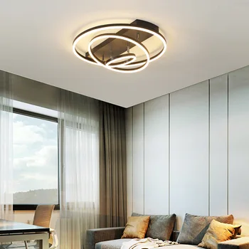 Modern ventilador de techo condus de lux cristal plafon living dormitor Camera de zi AC85-265V luminaria Tavan Ligting