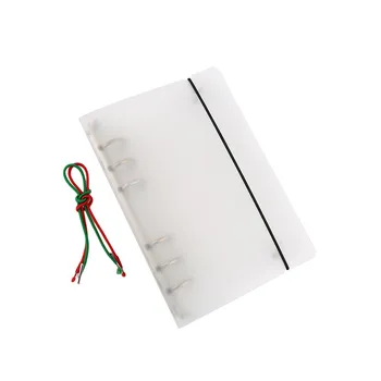 Clip de Plastic Folder Clasic Transparent Notebook Simplu volante Inel Binder Jurnal Planul Acoperi Papetărie A4/A5/A7