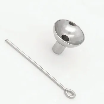 1Set Mini Gura Mică Pâlnie din Oțel Inoxidabil Pâlnie de Umplere pin Kit Instrument Pentru Incinerare Colier Ash Urna Pandantiv Bijuterii