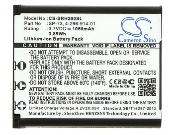 Cameron Sino 1050mAh Baterie 8390-KA02-0580, J200/ICR18650F1L pentru Sony MDR-1000X, PHA-1, ALFA-2