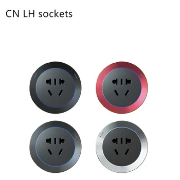 CN CONDUS Priză Priză Priză Moverable Adaptor pentru 200cm Montat pe Perete Putere Urmări Argint Q