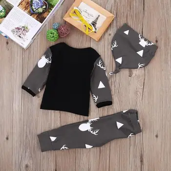 3pcs/Set de Desene animate T-Shirt, Blaturi +Pantaloni baietel Haine Copii haine set nou-născuți haine băiat copil cadou de Ziua infantil