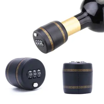 Sticla Parola Cod Digital De Blocare Combinație De Blocare Pentru Vin, Whisky Si Lichior Capac De Sticla Cu Dop