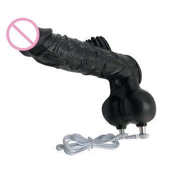Șoc Electric Vibrator Vibrator Din Silicon Pentru Penis Sleeve Castitate Cușcă Penisul Sclavie Stimulator Clitoris Masturbari Jucarii Sexuale Pentru Barbati