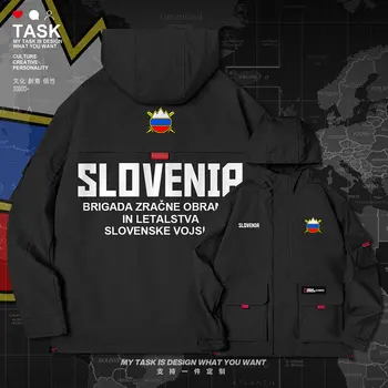 Slovenia slovenia SVN barbati jacheta cu gluga air force logo-ul armatei fan Militare Tactice noi chaquetas hombre barbati, top haine de toamna