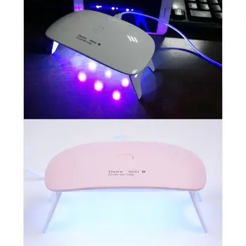 6W Mini Mouse-ul Uscător UV Lampa de Unghii Portabil USB cu LED-uri UV de Unghii Uscător de Lumină 45 60 Setarea Timer UV răsină Lampa DIY Bijuterii