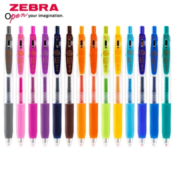 11 Buc Zebra Limitat Sarasa Serie JJH15 Culoare Ultra-fine de Neutru Pen cu 0,3/0,7 mm Parte Cortina Tabloul de Papetărie pentru Studenți