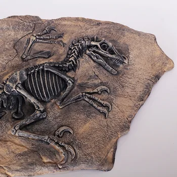 Moquerry Dinozaur rășină fosilă statuie agățat de perete dinozaur Jurassic craniu sculptura faux taxidermie Acasă decorare accesorii
