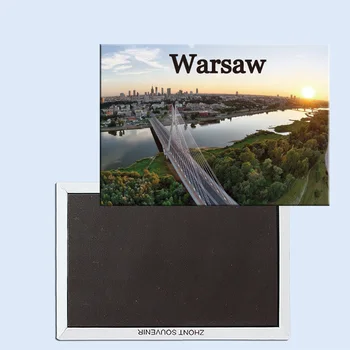 Varșovia ,Polonia suveniruri Turistice Magnetic magnet de frigider Acasă decorare de cadouri Personalizate