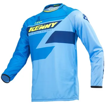 2019 Ciclism Jersey Bărbați Munte Biciclete Motocross Tricou maneca lunga BMX MTB DH T-Shirt Alpin Topuri Sport de curse albastru rosu