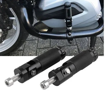 Negru CNC Aluminiu Universal Motociclete Biciclete cu Motor Pliere Suporturi pentru picioare Cuie Spate Pedale Set de Piese de Motociclete