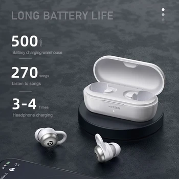 PISEN X-podsT2 Adevărat Wireless Bluetooth setul cu Cască Stereofonică in-ear Cu Microfon Mini Stealth Mici de Sport Timp de Așteptare