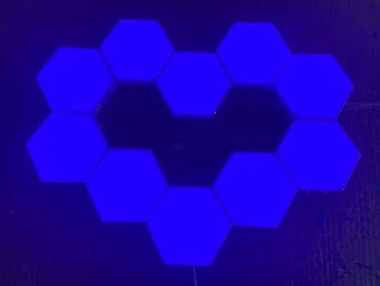 Sensibil la atingere de Iluminat lumina Hexagonale de lumină Cuantică Lampă Modulară cu LED Lumina de Noapte Hexagoane Decor Creativ Lampa