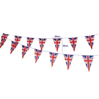 Un Șir de 25 De ani din marea BRITANIE Regatul Unit Uniune Jack Tematice Steaguri Drapele Banner-ul Britanic de Epocă, pur și Simplu, Elegant Partidul Național Regal