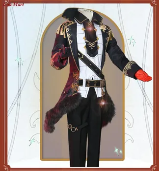 Joc fierbinte Genshin Impact Diluc Cosplay Costum Frumos Uniforma Set Complet de sex Masculin Petrecere de Halloween, Joc de Rol Haine XS-XL
