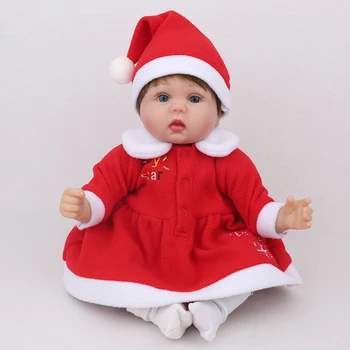 16 inch Crăciun Renăscut Baby Silicon Renăscut Baby vânzare Fierbinte lol Cadou de Crăciun Rochie de Printesa Realiste Vinil Păpuși pentru Copii Kaydora