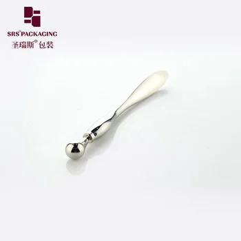 Premium 80mm Metal Argintiu crema de fata lingura cosmetice mici spatula lingura pentru masajul ochilor