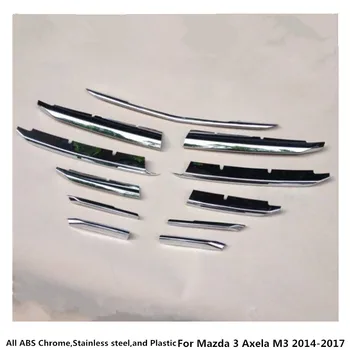 Auto Styling Corpul Trim Față De Curse Grid Grătar Grila Cadru A Lămpii De Capotă Pentru Mazda 3 Axela M3 2016 2017 2018 2019