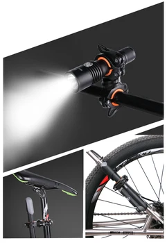 Bicicleta Suport de Lumină Ultralight Rotație de 360 de Grade Lanterna Frontală Stand de Cadru mtb Biciclete Biciclete Lumina Titularul Negru/Portocaliu/albastru/Rosu