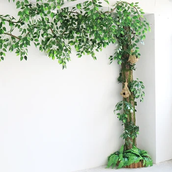 Simulare Coaja Conducta De Decor Conducta De Apă A Coloanei Adăpost Perete Interior Balcon Decor Natural De Plante Fals Copac Copac Artificial