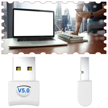 USB Dongle Bluetooth Adaptor V5.0 pentru Calculator PC, Laptop Wireless Muzica Difuzor Audio pentru Căști Receptor Transmițător Transmisor